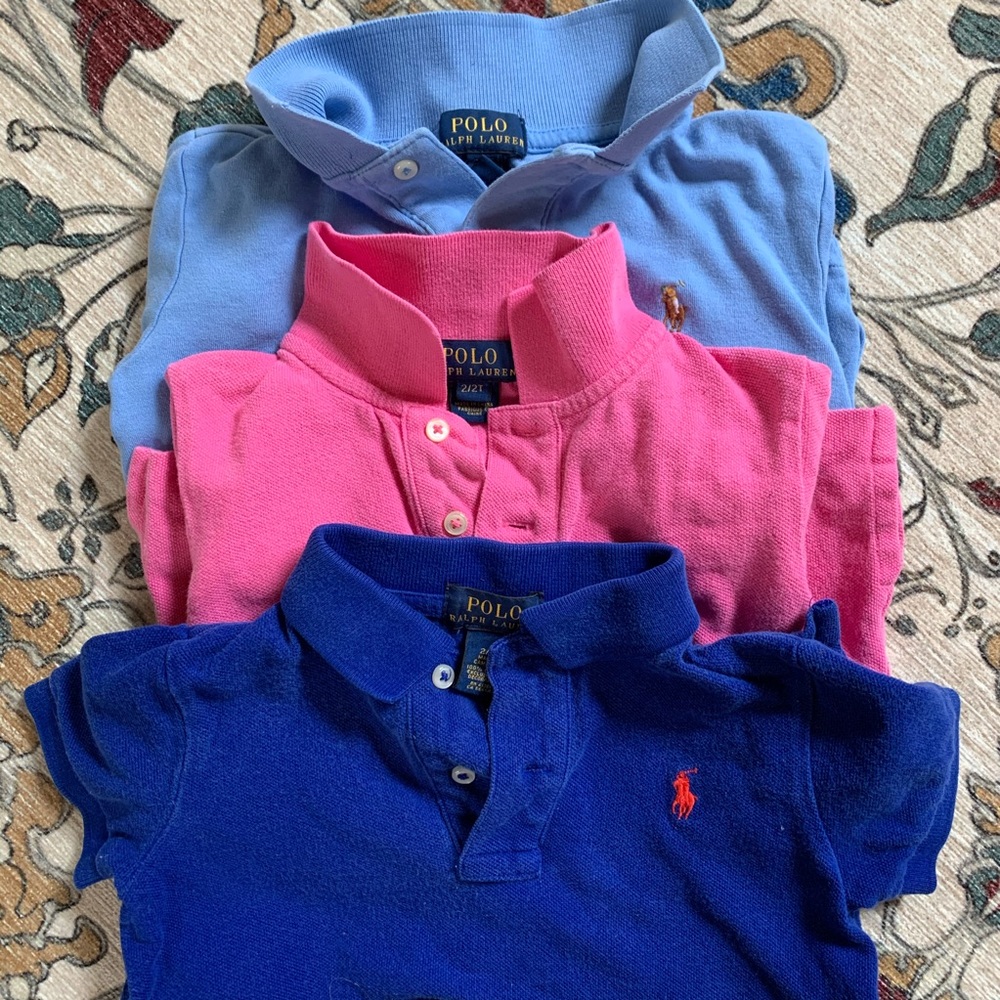 BUNDLE RALPH LAUREN TODDLER POLO SHIRTS